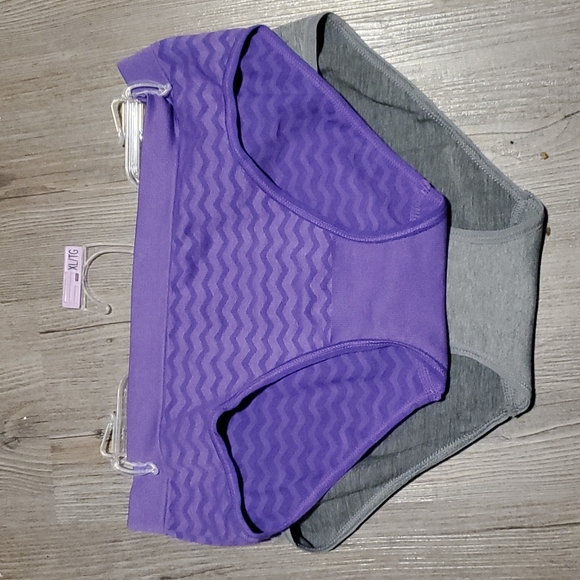 **FREE ADD-ON** 💚 George | Youth Girl's Underwear | Purple Grey | XL | N… - Picture 1 of 3